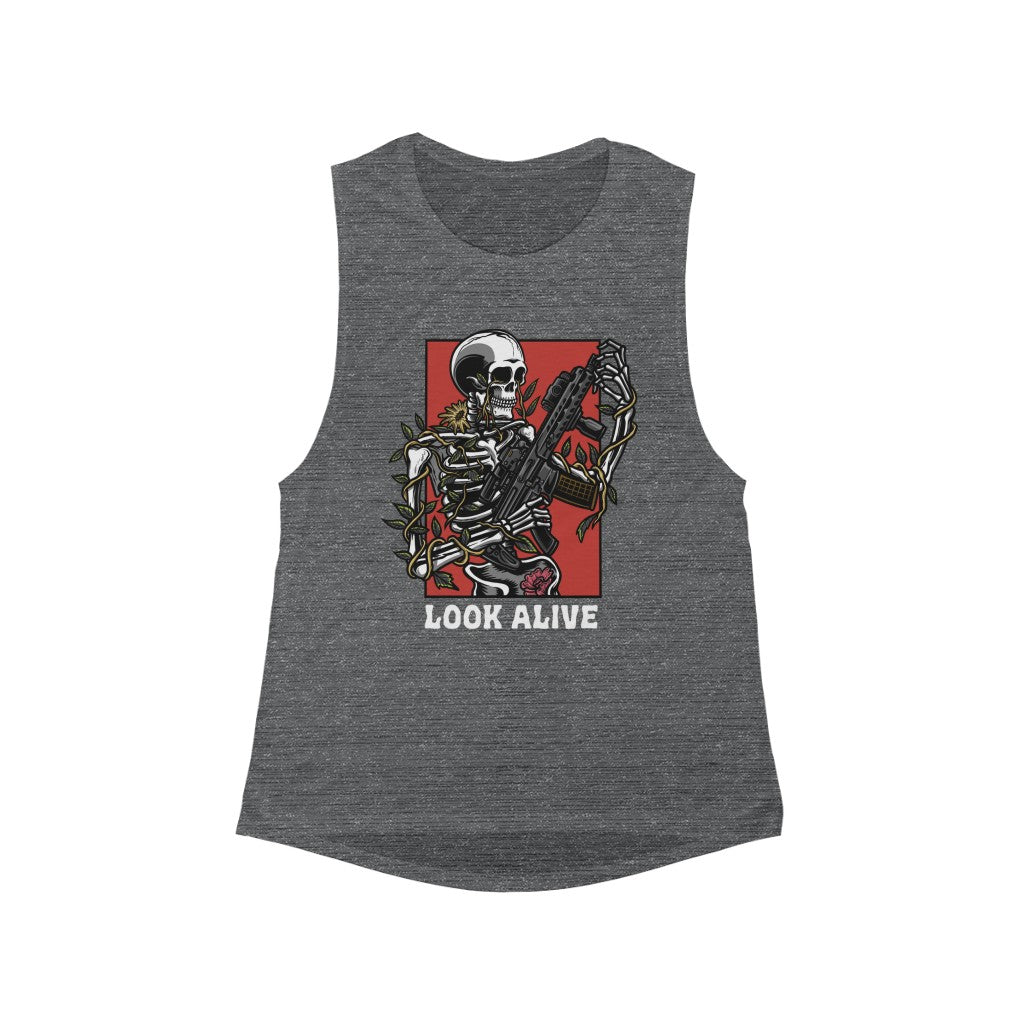 -LOOK ALIVE- Women's Muscle Tank