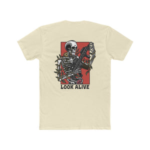 -LOOK ALIVE- Men's Cotton Crew Tee